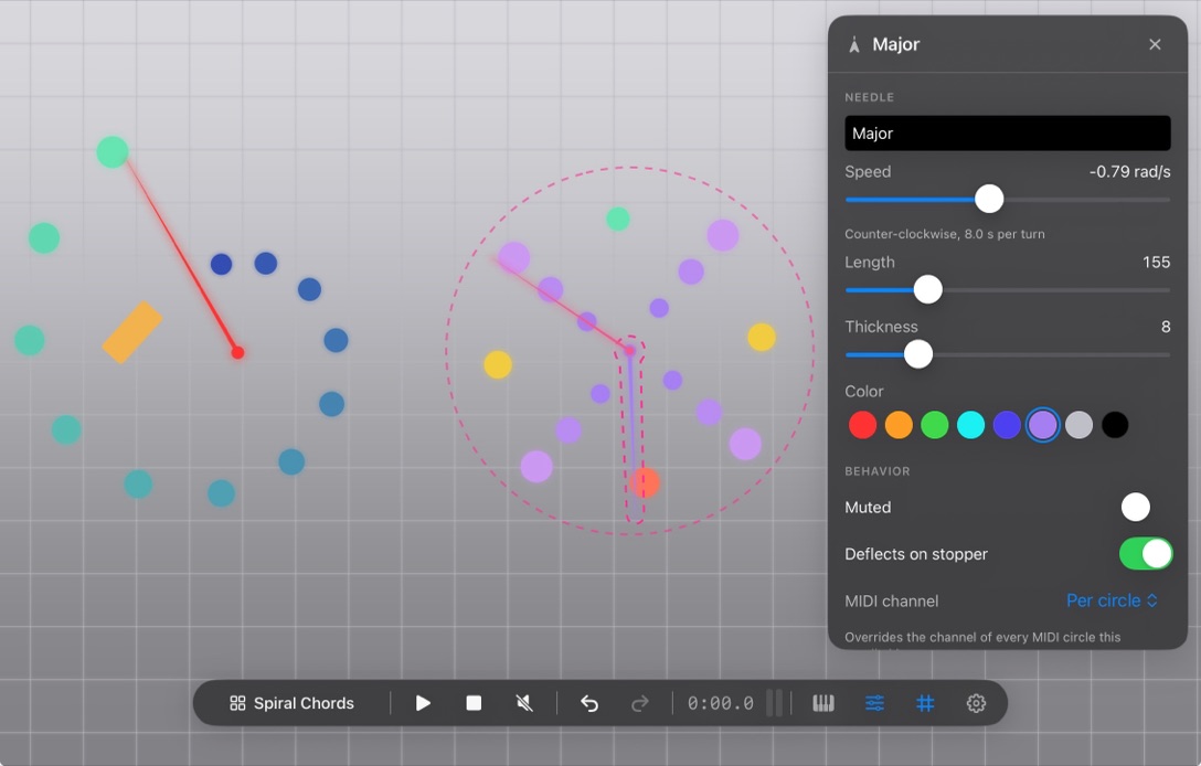 A screenshot of mseq